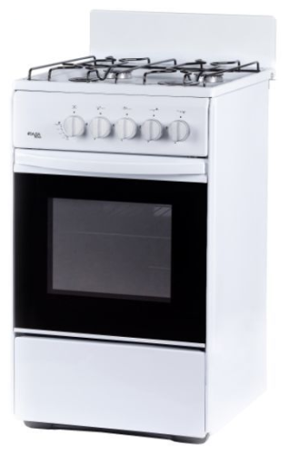 Газовая плита для кухни ЛАДА Nova RG24043W Белая 50 см