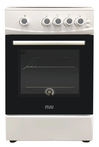 Плита для кухни 50 см MIU UNO 52S Белая 4 газовые конфорки духовка газовая