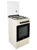 Кухонная плита MIU 5015 ERP ГК LUX бежевая 50 см газовая с электрической духовкой
