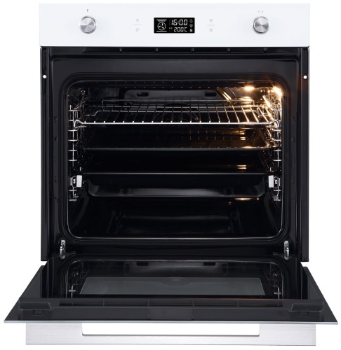Духовой шкаф Zigmund &amp; Shtain E 171 W Белое стекло 70 л 3 кВт 