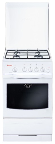 Плита лоя кузни 50 см газовая GEFEST 3200-06 Белый 4 конфорки Духовка Газ 42л