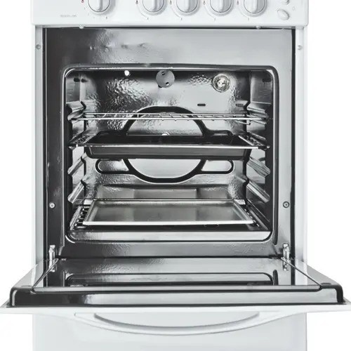 Плита лоя кузни 50 см газовая GEFEST 3200-06 Белый 4 конфорки Духовка Газ 42л