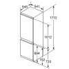 Встраиваемый холодильник комби Bosch KIN86VF20R
