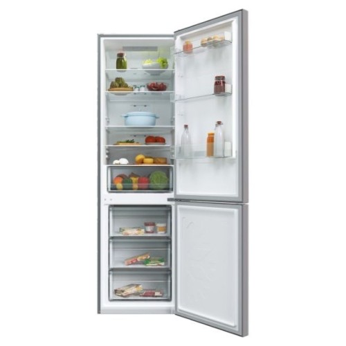 Холодильник двухкамерный Candy CCRN 6200 S Серебристый 370 л NO FROST