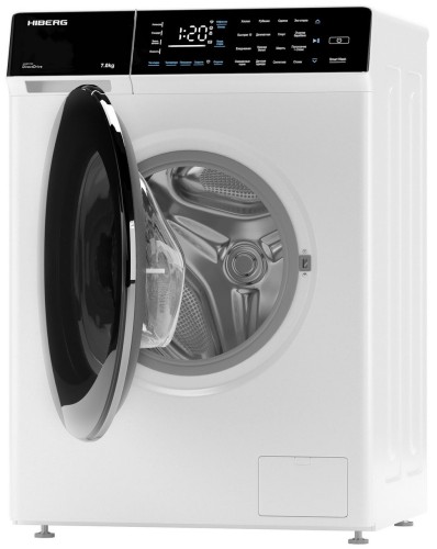 Стиральная машина Hiberg i-DDQ9 - 712 W Белая 7кг 1200 об/мин