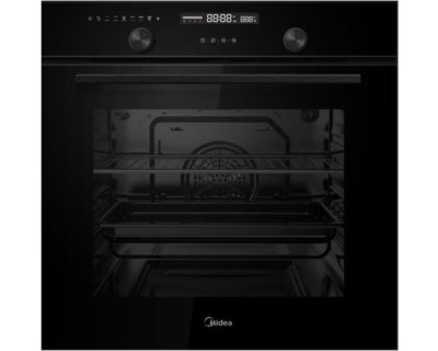 Духовой шкаф Midea MO78107CGB Ручки Модерн Черные 70л 9 Режимов 3.3 кВт 