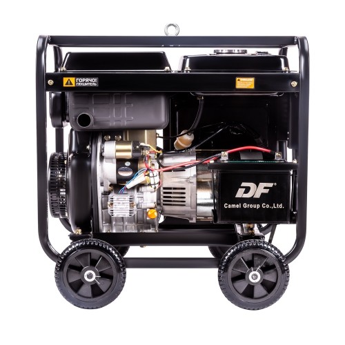 Генератор Дизельный FoxWeld Expert D5500-1 Электростартер 5 кВт Блок AVR 0,5 л/ч 