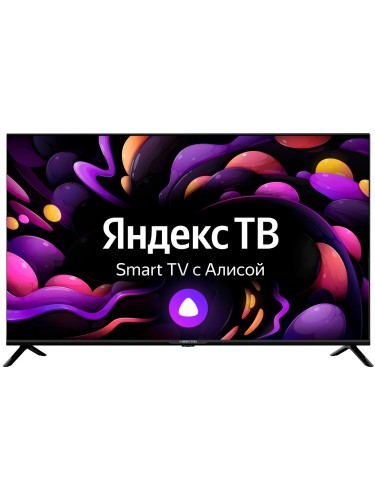 Телевизор HIBERG 43Y UHD-R Direct LED 4K UHD Wi-Fi 60 Гц YaOS HDMIх3 USBх3