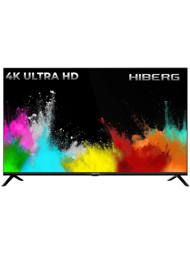 Телевизор HIBERG 43Y UHD-R Direct LED 4K UHD Wi-Fi 60 Гц YaOS HDMIх3 USBх3