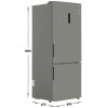 Холодильник 70см LG GC-B569PMCM Серебристый 451 л No Frost Инвертор 