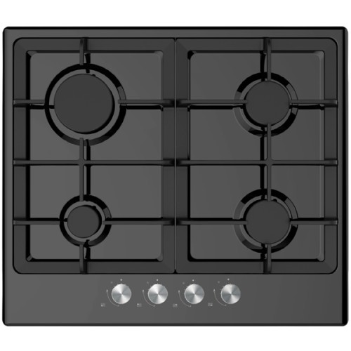 Варочная панель газовая Midea MG606B Черная Эмаль