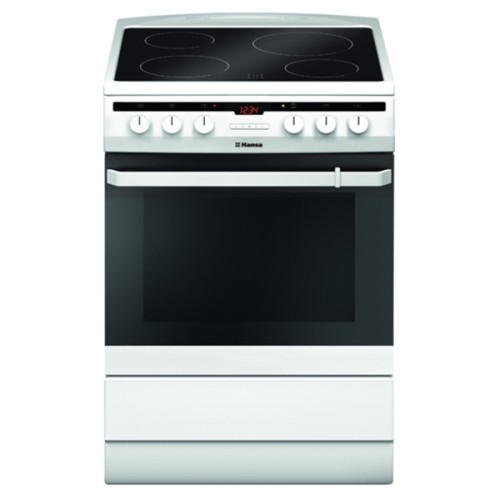 Электрическая плита Hansa FCCW68200 Серебристая Стеклокерамика