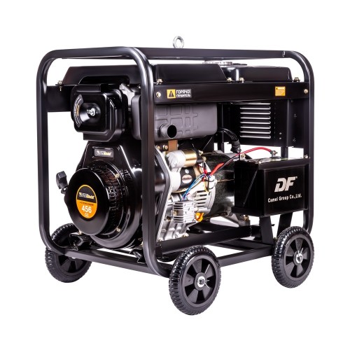 Генератор Дизельный FoxWeld Expert D5500-3 Электростартер 5 кВт 3Фазы 380В Блок AVR 0,5 л/ч 