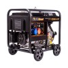 Генератор Дизельный FoxWeld Expert D5500-3 Электростартер 5 кВт 3Фазы 380В Блок AVR 0,5 л/ч 