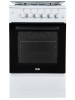 Плита для кухни комбинированная 50 см MIU 5010 ERP ГК LUX Белый 4 конфорки духовка електро 53 л