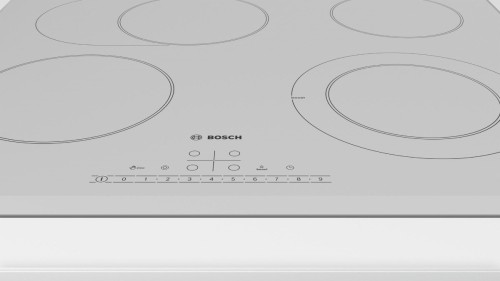 Варочная панель электрическая Bosch PKN652FP1E Serie 6 Белая Стеклокерамика