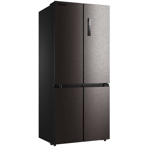 Холодильник Side by Side Toshiba GR-RF610WE-PMS(37) Серый Сатин 84см