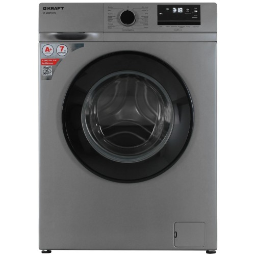 Стиральная машина KRAFT KF-MDS7107G 7 кг 1000 об/мин Серебристая 15 программ