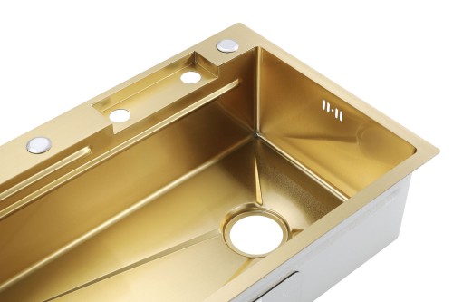 Мойка для кухни ARONA ARS 680.460 SET 2 GOLD Золото нержавеющая сталь c pvd-покрытием