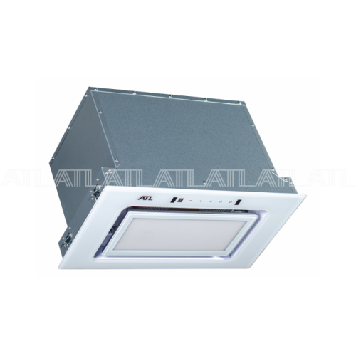 Вытяжка встраиваемая ATL 3003 ТСL 52 см White (Glass) Белое Стекло Управление Жестами