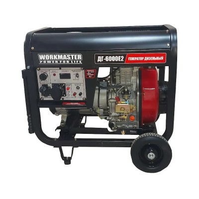 Генератор дизельный Workmaster ДГ-6000Е2 Электростартер AVR 6,5 кВт