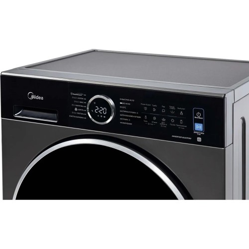 Стирально-сушильная машина Midea MF205D80WB/T-RU Графит Инвертор 8 кг 1400 об/мин Сушка 6 кг