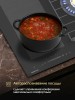 Варочная поверхность комбнированная HIBERG i-VM 9035 B Черная 2 конфорки индукция плюс 3 газ конфорки