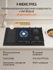 Варочная поверхность комбнированная HIBERG i-VM 9035 B Черная 2 конфорки индукция плюс 3 газ конфорки
