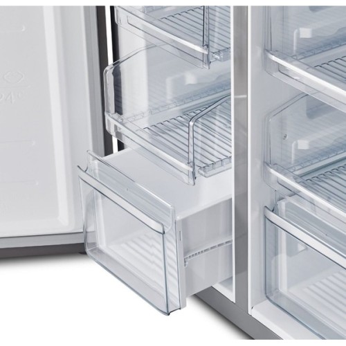 Холодильник Side-by-Side Midea MRS518WFNX Нержавеющая сталь
