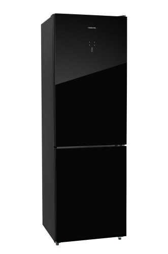 Холодильник двухкамерный HIBERG RFC-375DX NFGB Черное Стекло