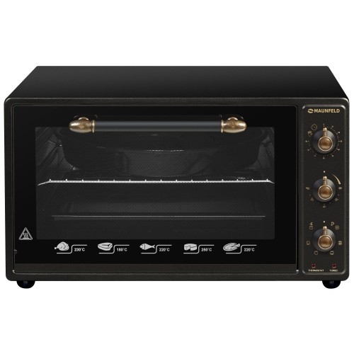 Мини-печь MAUNFELD CEMOA.456.B Черная 45л 1,5 кВт