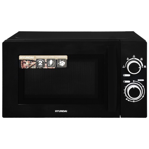 Микроволновая печь СВЧ Hyundai HYM-M2058 Черная 700Вт 20л