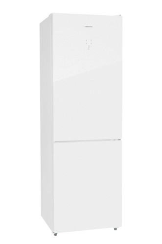 Холодильник двухкамерный HIBERG RFC-375DX NFGW Белое стекло