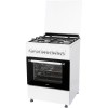 Плита для кухни NORDFROST GE6064W 60см Белая 4 Газ Конфорки Электродуховка 63л