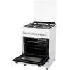 Плита для кухни NORDFROST GE6064W 60см Белая 4 Газ Конфорки Электродуховка 63л