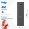 Холодильник Beko B3RCNK402HX Серебристый No Frost 403 л 201см