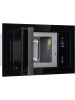 Встраиваемая микроволновая печь HIBERG i-VM 8505 B Черный 900 ВТ Гриль Открывание Механическое