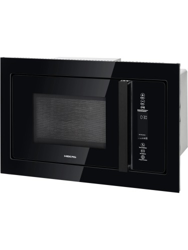 Встраиваемая микроволновая печь HIBERG i-VM 8505 B Черный 900 ВТ Гриль Открывание Механическое