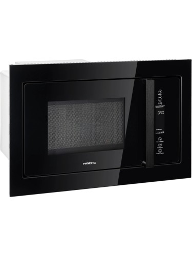 Встраиваемая микроволновая печь HIBERG i-VM 8505 B Черный 900 ВТ Гриль Открывание Механическое