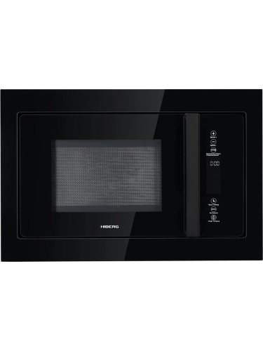 Встраиваемая микроволновая печь HIBERG i-VM 8505 B Черный 900 ВТ Гриль Открывание Механическое