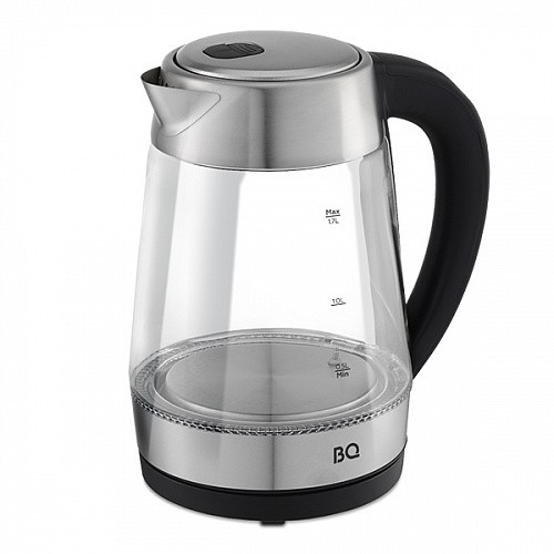Чайник BQ KT1700G Стекло Серебристый 2,2 кВт 1,7 л
