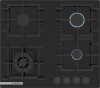 Газовая варочная панель Bosch PNK6B6P40R 4 конфорки ГК Черное закаленное стекло WOK-конфорка