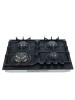 Варочная панель Macbi MBH64WFGI.V2-NM Nano Glass Черное Матовое Стекло 4 конфорки