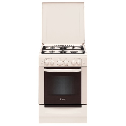 Плита для кухни 60 см GEFEST 6100-02 0167 Бежевая Духовка Газ 52л Конфорок 4шт