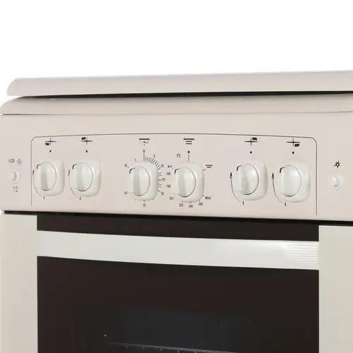 Плита для кухни 60 см GEFEST 6100-02 0167 Бежевая Духовка Газ 52л Конфорок 4шт