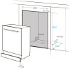 Встраиваемая посудомоечная машина 60см Midea MID60S510i Комплектов 14