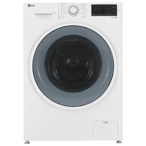 Стиральная машина LG F2J6HS0W Инвертор 7 кг Белая 1200 об/мин ПАР Узкая