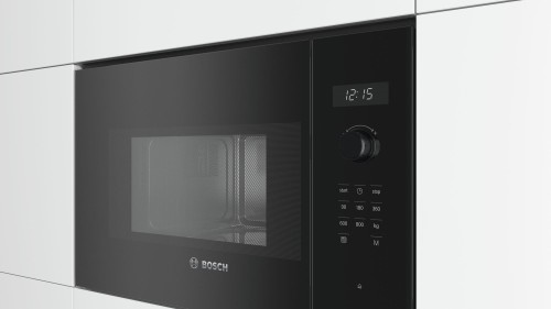 Встраиваемая микроволновая печь Bosch BFL524MBO Черное стекло Serie | 6 Открывание сенсорное 800 Вт 20л