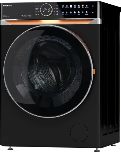 Стиральная машина с сушкой HIBERG i-DDQ10 - 10714 B Черная 10,5 кг 1400 об/мин