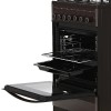 Плита для кухни GEFEST 5502-02 0045 Коричневая 50 см 4 конфорки Духовка 52 л